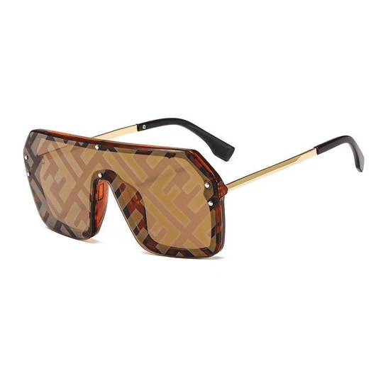 Fdi Fashion Watermark Conjoined Lens Sunglasses