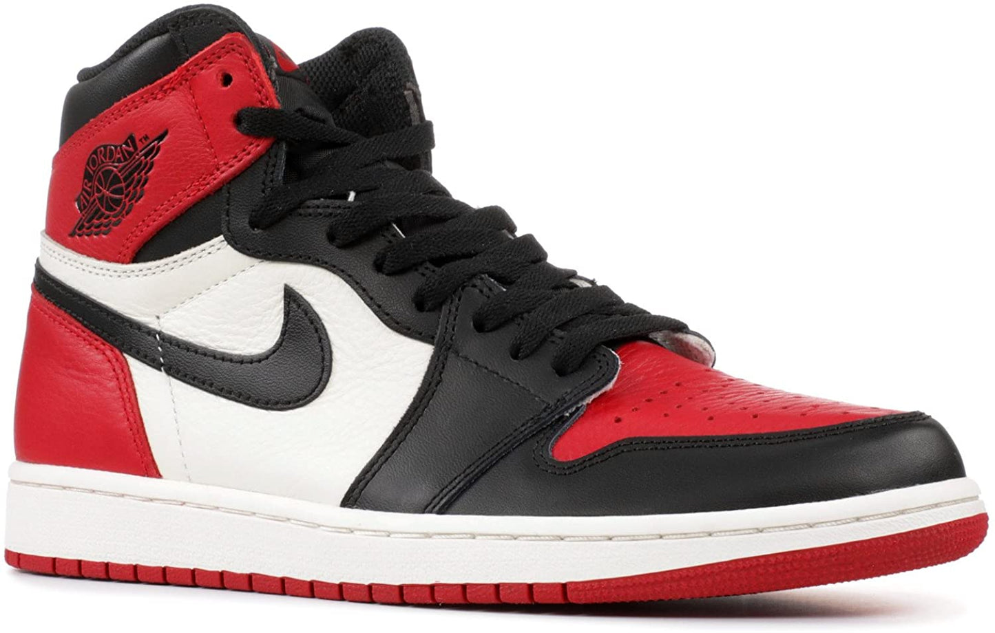 Nike Air Jordan Retro 1 High ‘Bred Toe’ Red