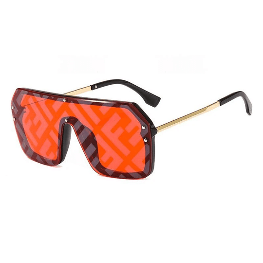 Fdi Fashion Watermark Conjoined Lens Sunglasses