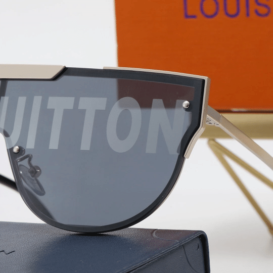 LV Unisex Stylish One-piece Sunglasses