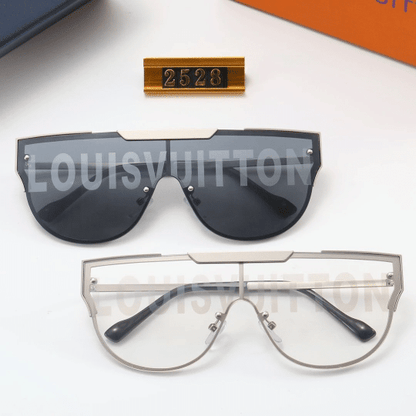 LV Unisex Stylish One-piece Sunglasses
