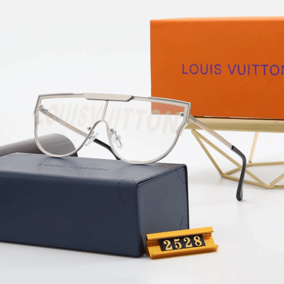 LV Unisex Stylish One-piece Sunglasses
