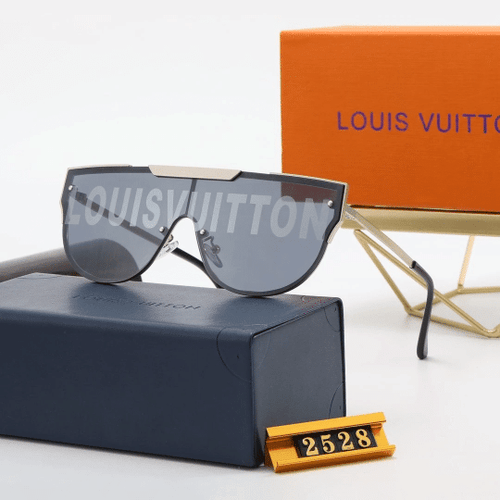 LV Unisex Stylish One-piece Sunglasses