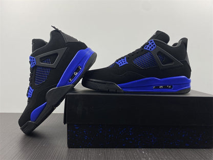 Jordan Aj4 “Black Game Royal”