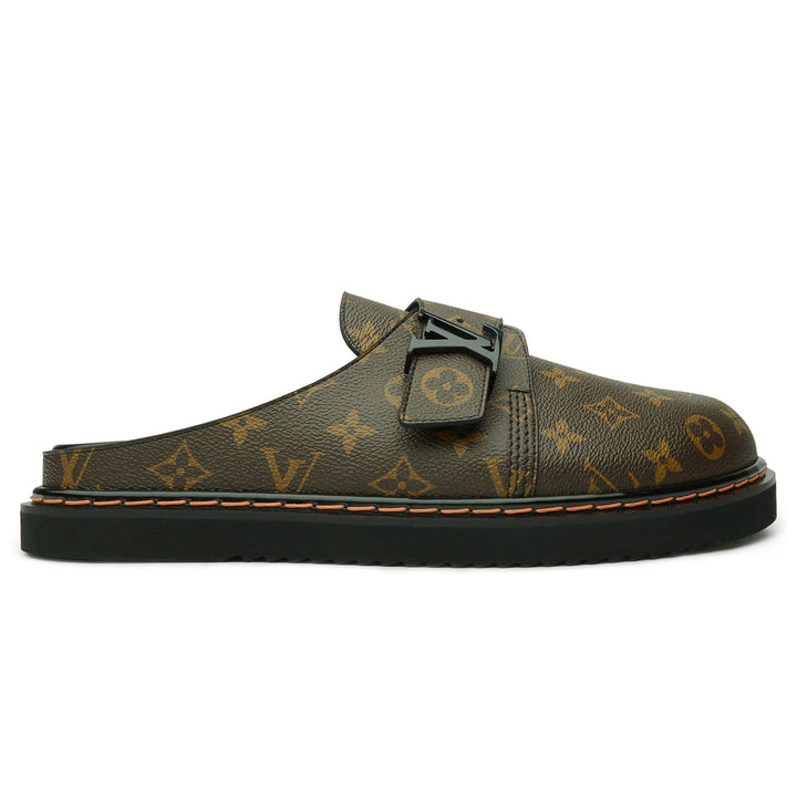 Louis Vuitton Monogram LV Easy Brown Mule