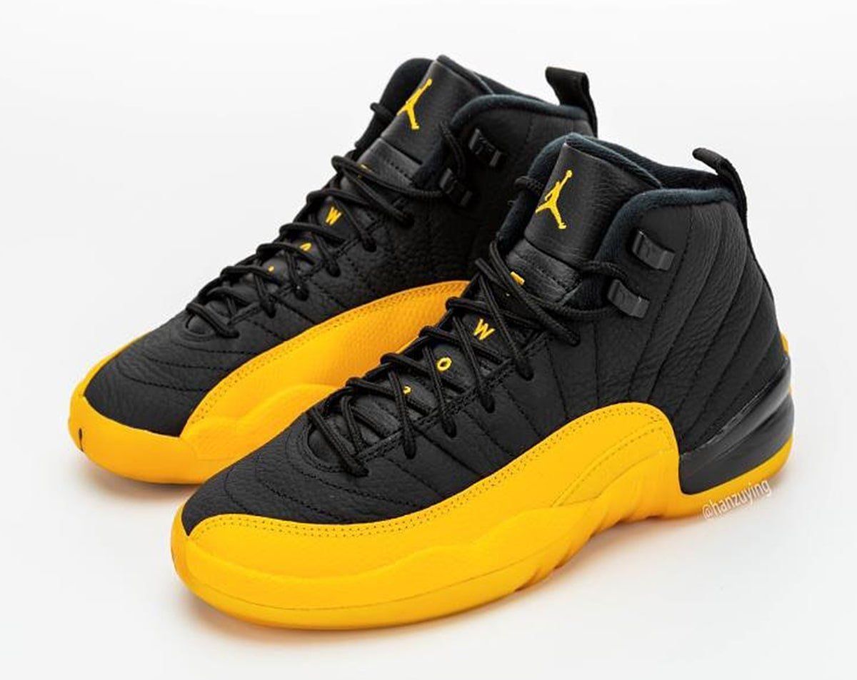 Jordan Aj12 "Retro Black University Gold"