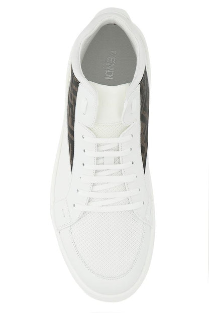 Fendi Jacquard FF Logo High-Top Sneakers