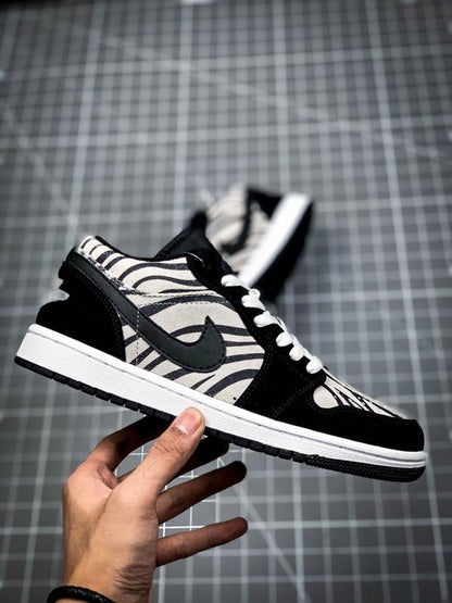 Jordan Aj1 "Low Zebra"