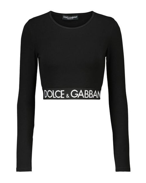 Dolce && Gabanna Women's Cotton Crop Top