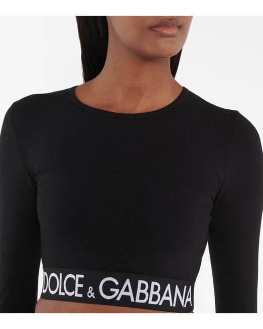 Dolce && Gabanna Women's Cotton Crop Top
