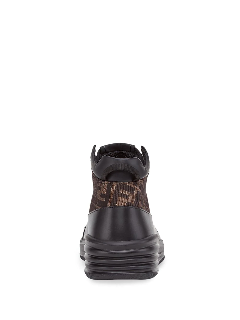 Fendi Jacquard FF Logo High-Top Sneakers
