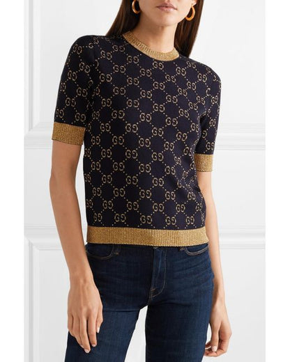 Gucci Women's Cotton GG Sweater