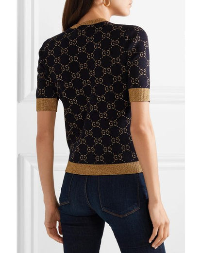 Gucci Women's Cotton GG Sweater