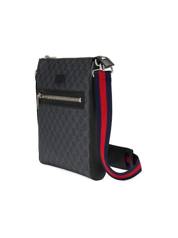 Gucci Black GG Messenger Bag