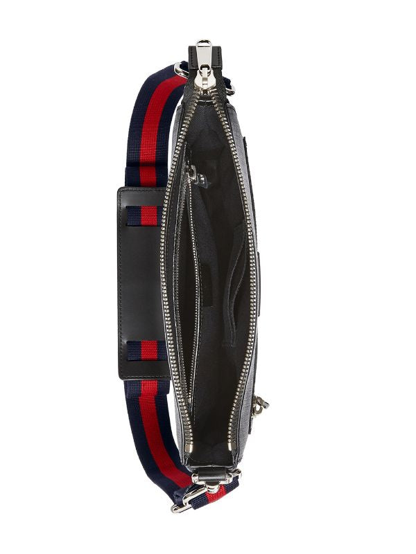 Gucci Black GG Messenger Bag