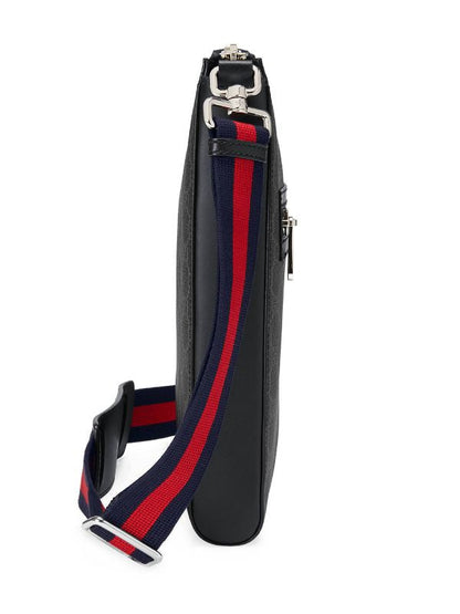 Gucci Black GG Messenger Bag