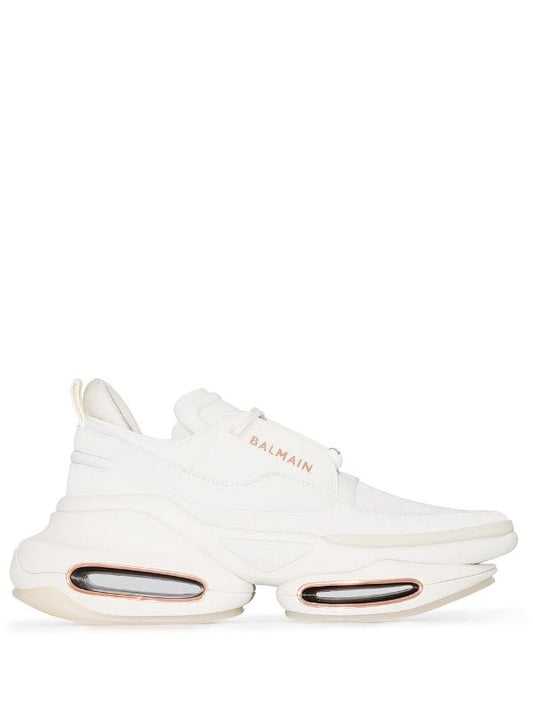 Balmain Bbold Leather Sneakers