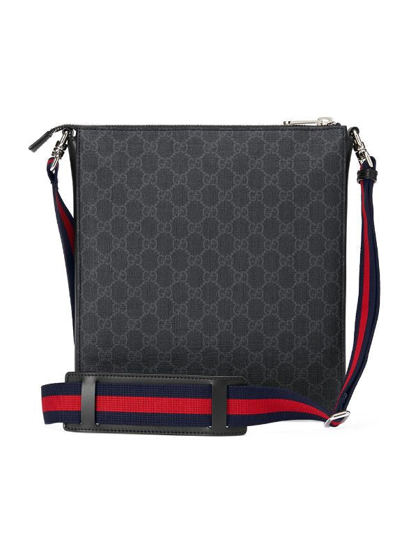 Gucci Black GG Messenger Bag