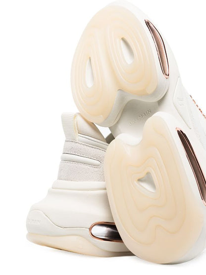Balmain Bbold Leather Sneakers