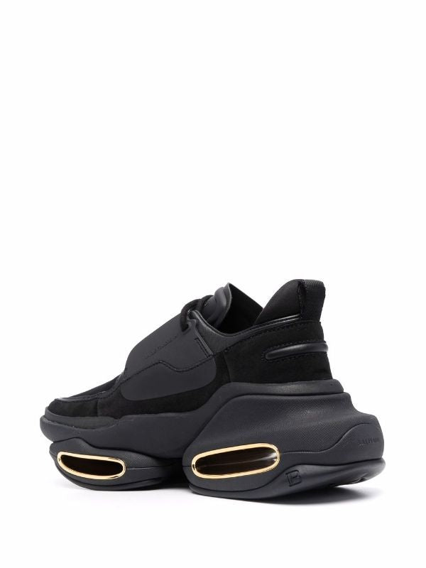 Balmain Bbold Leather Sneakers