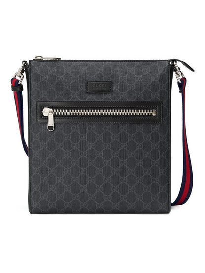Gucci Black GG Messenger Bag