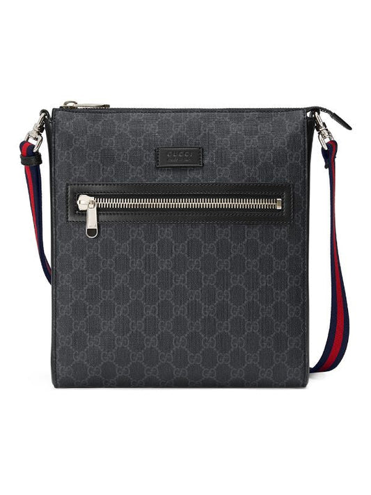 Gucci Black GG Messenger Bag