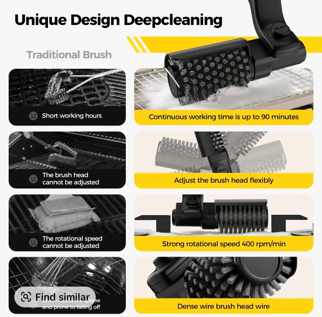 Electric BBQ Brush For Cleaning