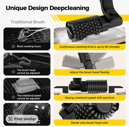 Electric BBQ Brush For Cleaning